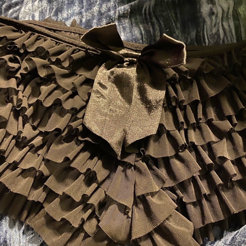 Black Ruffle Shorts/Panties
